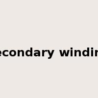 secondary winding是什么意思