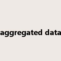 aggregated data是什么意思