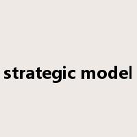 strategic model是什么意思