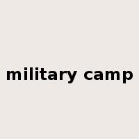 military camp是什么意思