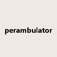 perambulator是什么意思