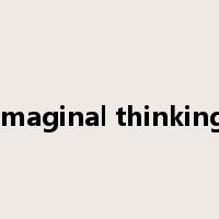 imaginal thinking是什么意思