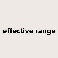 effective range是什么意思