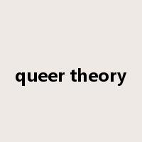 queer theory是什么意思