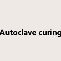 Autoclave curing是什么意思