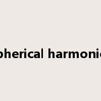 spherical harmonics是什么意思