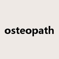 osteopath是什么意思