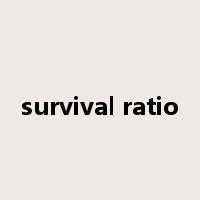 survival ratio是什么意思