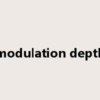modulation depth是什么意思
