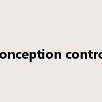 conception control是什么意思