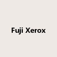 Fuji Xerox是什么意思