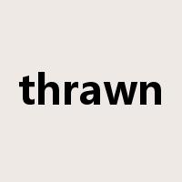 thrawn是什么意思