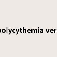 polycythemia vera是什么意思