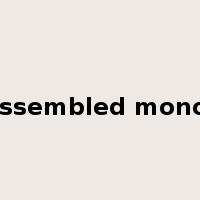 self-assembled monolayer是什么意思