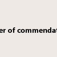 letter of commendation是什么意思