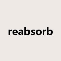 reabsorb是什么意思
