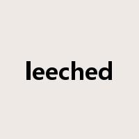 leeched是什么意思