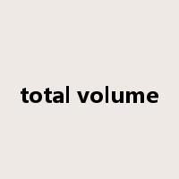 total volume是什么意思