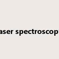 laser spectroscopy是什么意思