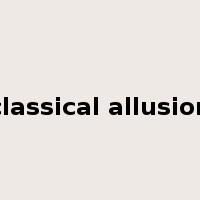 classical allusion是什么意思