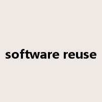 software reuse是什么意思