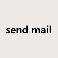send mail是什么意思