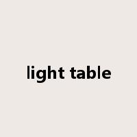 light table是什么意思