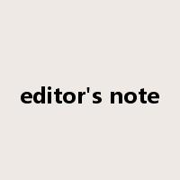 editor's note是什么意思