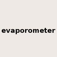 evaporometer是什么意思