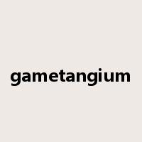 gametangium是什么意思
