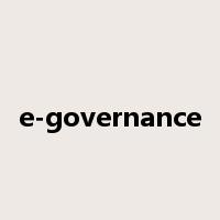 e-governance是什么意思