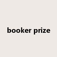 booker prize是什么意思