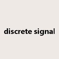 discrete signal是什么意思