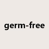 germ-free是什么意思