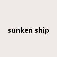 sunken ship是什么意思