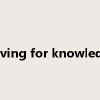 craving for knowledge是什么意思