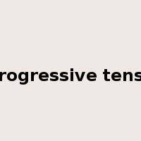progressive tense是什么意思