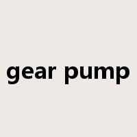 gear pump是什么意思