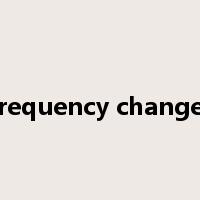 frequency changer是什么意思