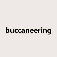buccaneering是什么意思