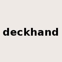 deckhand是什么意思