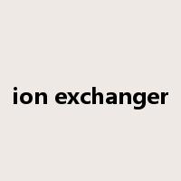ion exchanger是什么意思