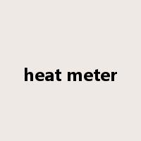 heat meter是什么意思