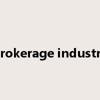brokerage industry是什么意思