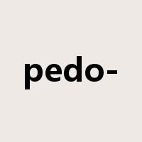 pedo-是什么意思