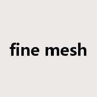 fine mesh是什么意思