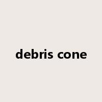debris cone是什么意思