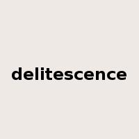 delitescence是什么意思