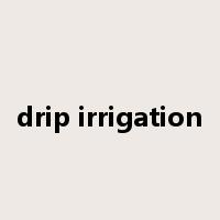 drip irrigation是什么意思