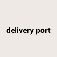 delivery port是什么意思